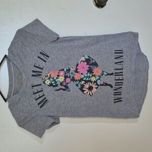 Disney Gray 'Meet Me in Wonderland' Womens T-Shirt